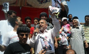Demonstrations occurred in North Sinai following the assassination, calling on the army and police to bring the perpetrators to justice (Photo by Nasser Al-Azzazi/DNE)