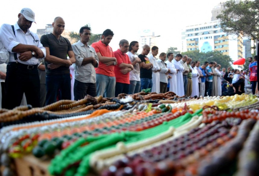 Eid Prayers in Mustafa Mahmoud mosque