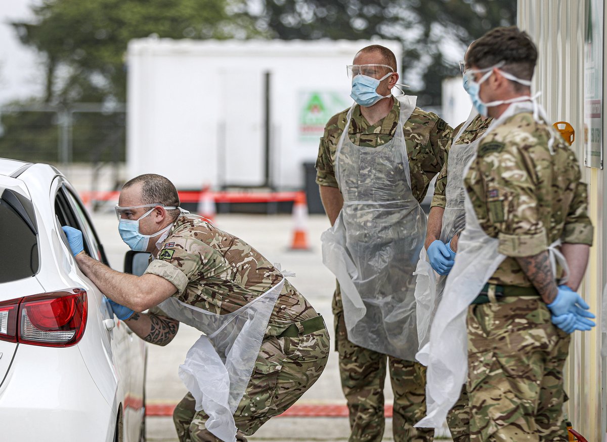 The British military forces will remotely support mass testing of secondary school students in England and be on standby to provide in-person support at short notice if needed, the British Ministry of Defence said Tuesday.