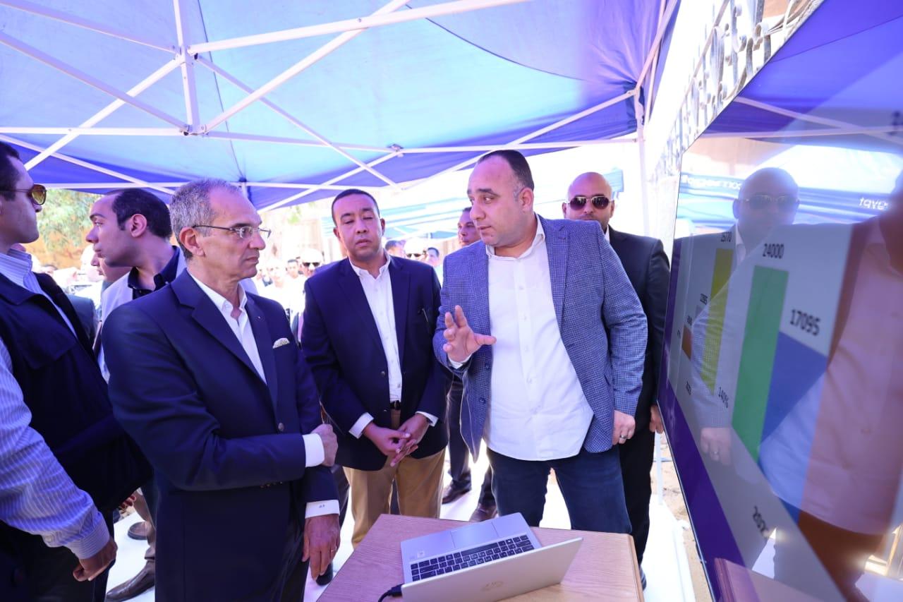 45 villages in Menoufeya connected with fiber optic cables ...