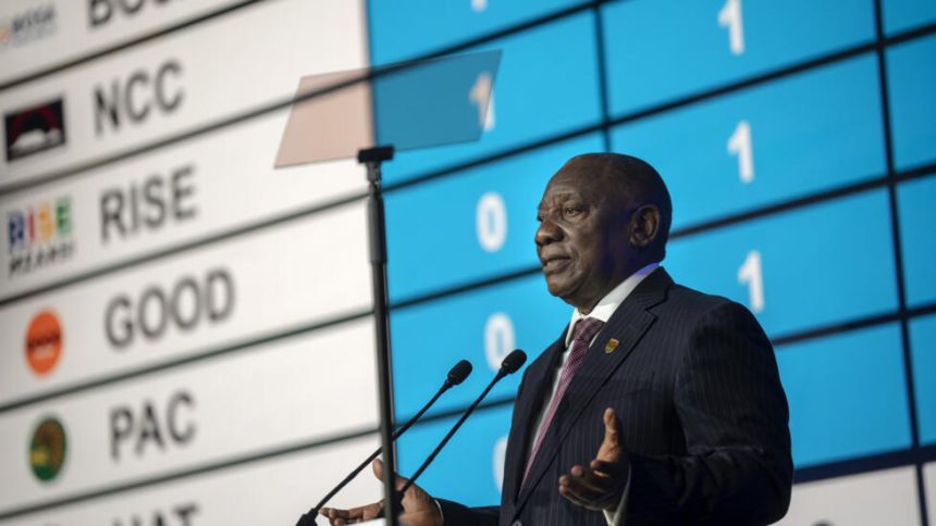 South Africa's Ramaphosa calls for unity following ANC's election setback
