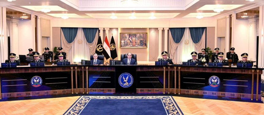 Egypt's President Al-Sisi stresses unity, security roles of armed forces, police