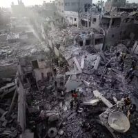 Israeli airstrikes intensify in Gaza, leaving dozens of casualties