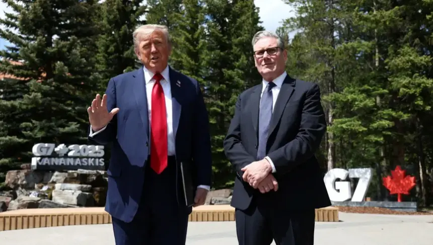 Gaza crisis, trade on agenda as Trump hosts Starmer in Scotland