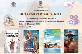 The Embassy of India in Cairo has announced a series of cultural events in August, including a cultural festival in Assiut, a film festival in the capital, and a caricature competition focused on yoga. The Indian Cultural Festival, held in collaboration with the Assiut Governorate, will take place on Aug. 5-6 at the Cultural Palace in Assiut. The event, to be inaugurated by Assiut Governor Hesham Abu Elnasr and Indian Ambassador Suresh K. Reddy, aims to strengthen cultural ties between the two countries. The festival will feature a lineup of activities including Indian classical dance (Kathak), Bollywood dance performances, Indian music, a yoga flash mob, the screening of Indian films and documentaries, and an exhibition on "Incredible India." In a separate initiative, the embassy is collaborating with the Abla Art Foundation, Fayoum Art Centre, and Egypt Cartoon Blog to host a "Caricature on Yoga" competition. The contest invites artists to creatively depict the practice and philosophy of yoga. A jury will select the top three winning entries, who will be honoured with trophies, certificates, and cash prizes at a special award ceremony at the Maulana Azad Centre for Indian Culture in Cairo. An exhibition showcasing all selected entries will also be held at the centre. From Aug. 10-13, the embassy will present the Indian Film Festival at the Henager Cinema in Zamalek, in collaboration with the Cultural Development Fund of Egypt's Ministry of Culture. The festival will showcase four acclaimed Indian films: "English Vinglish," "Goodbye," "Zindagi Na Milegi Dobara," and the global phenomenon "RRR." Screenings will begin daily at 7:00 PM. The embassy said the events are part of its broader efforts to promote cultural diplomacy and foster people-to-people ties between India and Egypt.