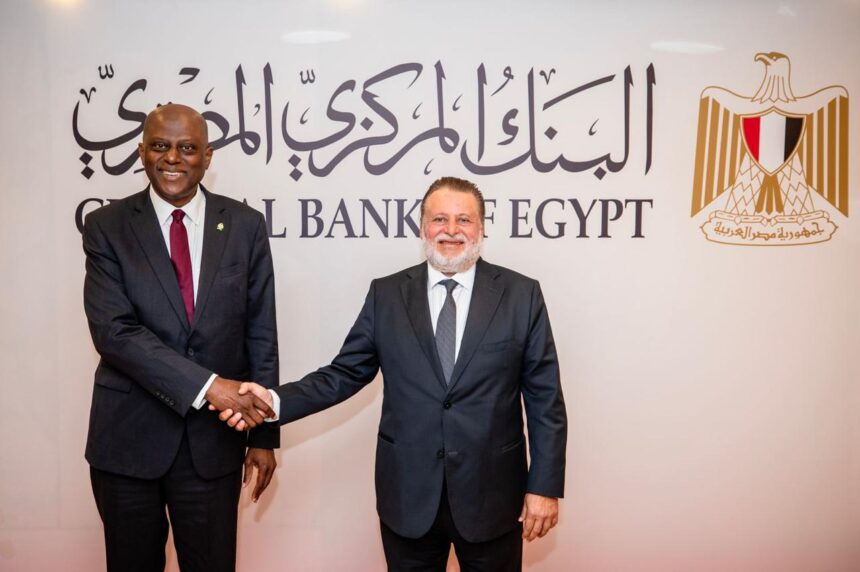 Hassan Abdalla, Governor of the Central Bank of Egypt (CBE) with Olayemi Cardoso, Governor of the Central Bank of Nigeria (CBN)