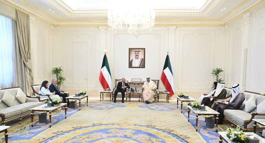 Kuwait's Crown Prince, Egyptian minister discuss strengthening cooperation