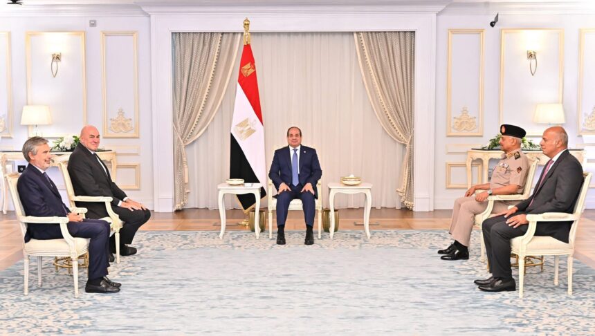 Egypt's Al-Sisi, Italian defence minister discuss Gaza, security cooperation