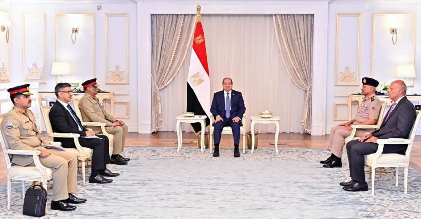 Egypt's Al-Sisi, Pakistani military chief discuss security cooperation, Gaza