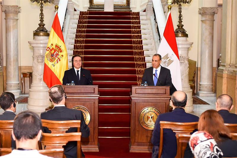 Egypt's FM briefs Spain on Gaza deal, urges EU pressure on Israel