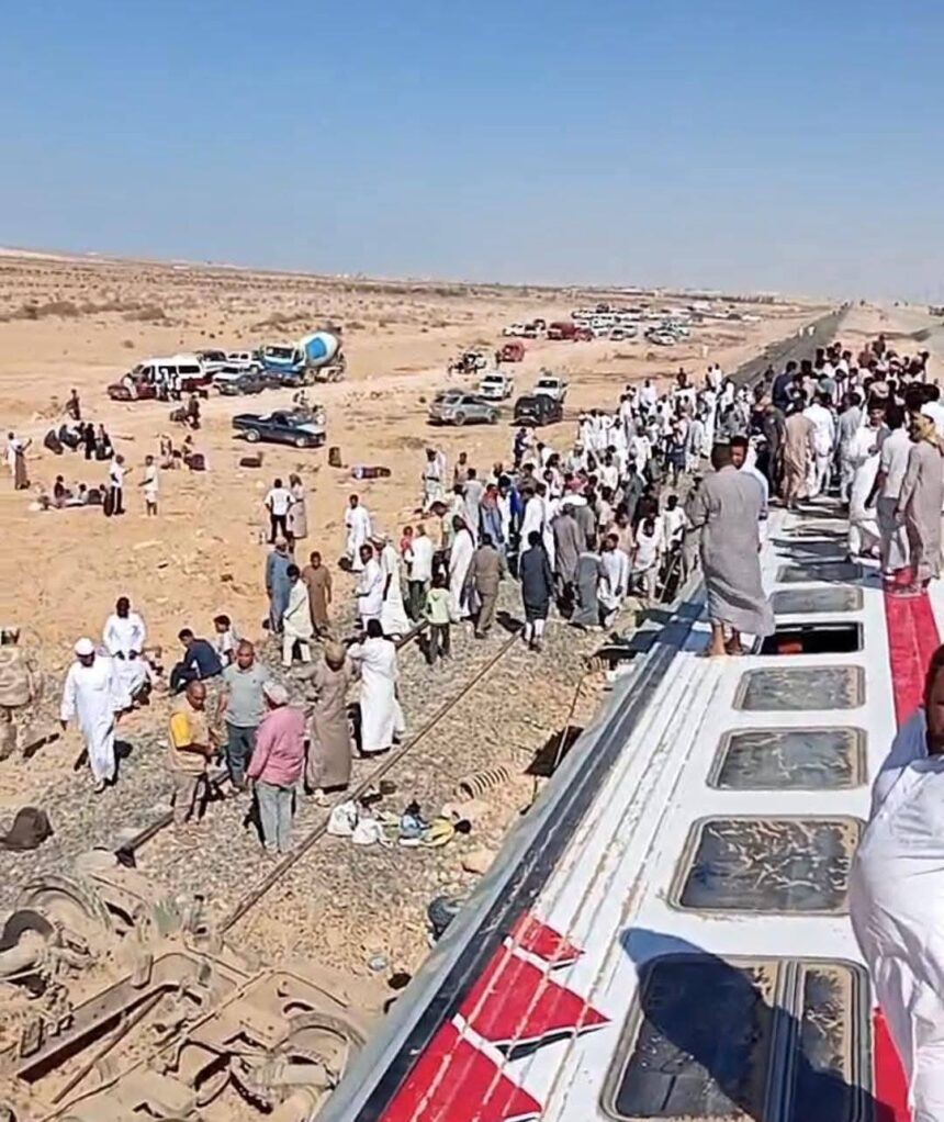 Train derailment in Matrouh kills three, injures 94