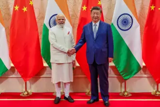 Indian PM Modi meets Chinese President Xi on sidelines of SCO Summit