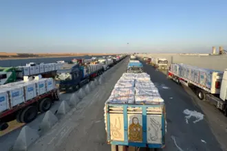Egyptian fuel enters besieged Gaza while Israel keeps 22,000 aid trucks stranded