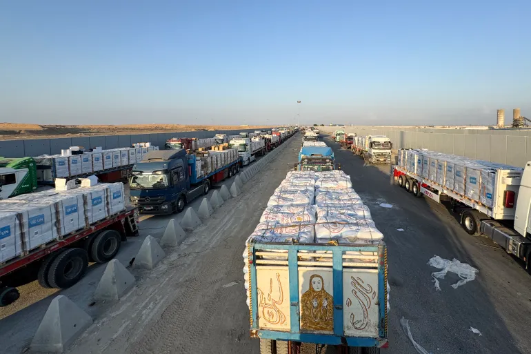 Egyptian fuel enters besieged Gaza while Israel keeps 22,000 aid trucks stranded