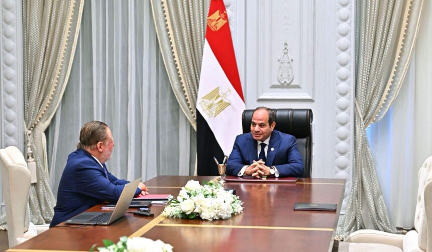 Egypt’s Al-Sisi meets central bank chief, calls for continued efforts to increase dollar inflows