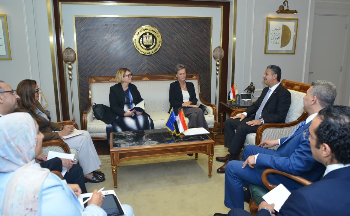 Egypt, EU discuss enhanced cooperation on food security, domestic trade