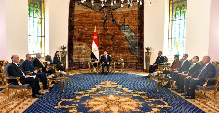 Egypt's Al-Sisi meets Tunisian PM ahead of joint higher committee session