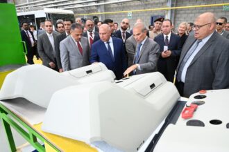 Al-Wazir launches EGP 3bn electric bus production line in Sharqeya for export to Europe