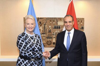 Egypt's FM meets WFP's McCain at UNGA, discusses Gaza aid