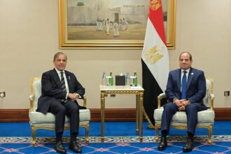 Egypt's President Abdel Fattah Al-Sisi and Pakistan's Prime Minister Shehbaz Sharif meet in Doha, condemn Israeli attack on Qatar