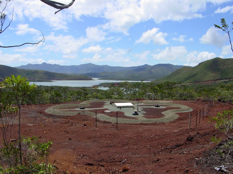 Infrasound station in New Caledonia as part of the International Monitoring System (IMS)