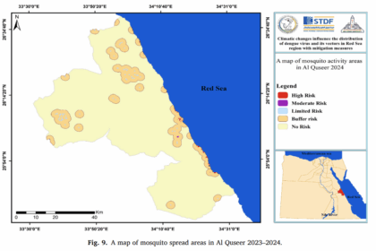 Egyptian study maps dengue-carrying mosquito in El-Quseir, urges focused action in urban hotspots