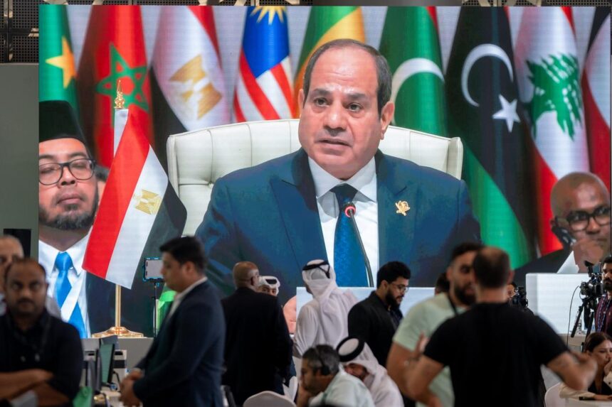 Egypt's Al-Sisi: Israeli actions 'aborting' existing peace deals in region