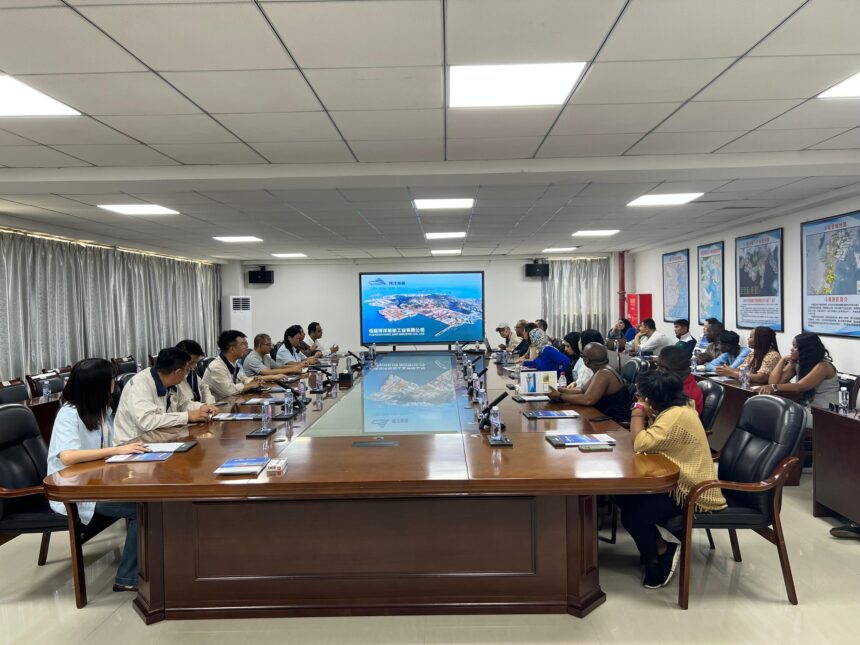 BRI seminar participants from Egypt inspect shipbuilding industry in Fujian