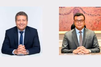 Tarek Shoukry, Chairperson of the Chamber (L) and Sherif El-Sherbiny Egypt’s Minister of Housing, Utilities, and Urban Communities (R)