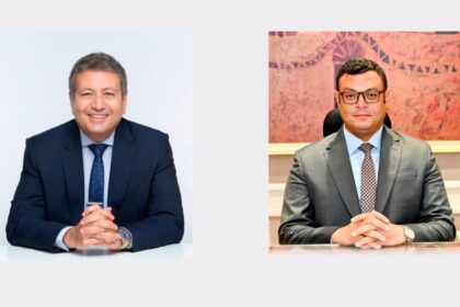 Tarek Shoukry, Chairperson of the Chamber (L) and Sherif El-Sherbiny Egypt’s Minister of Housing, Utilities, and Urban Communities (R)