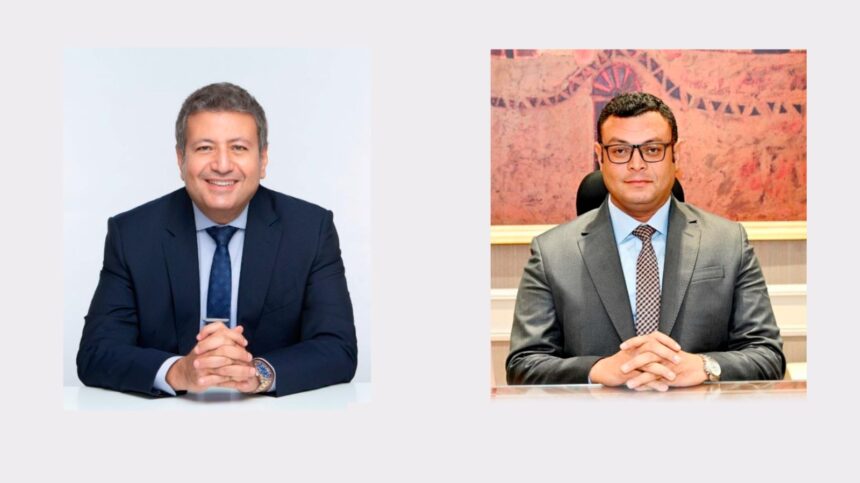 Tarek Shoukry, Chairperson of the Chamber (L) and Sherif El-Sherbiny Egypt’s Minister of Housing, Utilities, and Urban Communities (R)