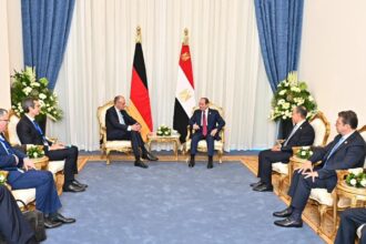 Al-Sisi, Merz discuss Gaza ceasefire, ways to deepen Egypt–Germany relations