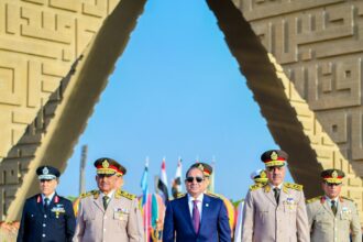 Egypt's Al-Sisi commemorates October War, discusses national security with top brass