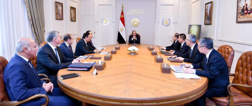 Egypt's Al-Sisi discusses soda ash project with China's CNCEC chairperson