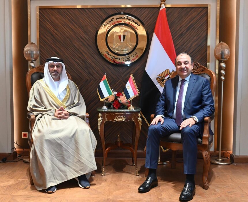 El-Shimy, UAE Ambassador discuss strengthening industrial, investment cooperation