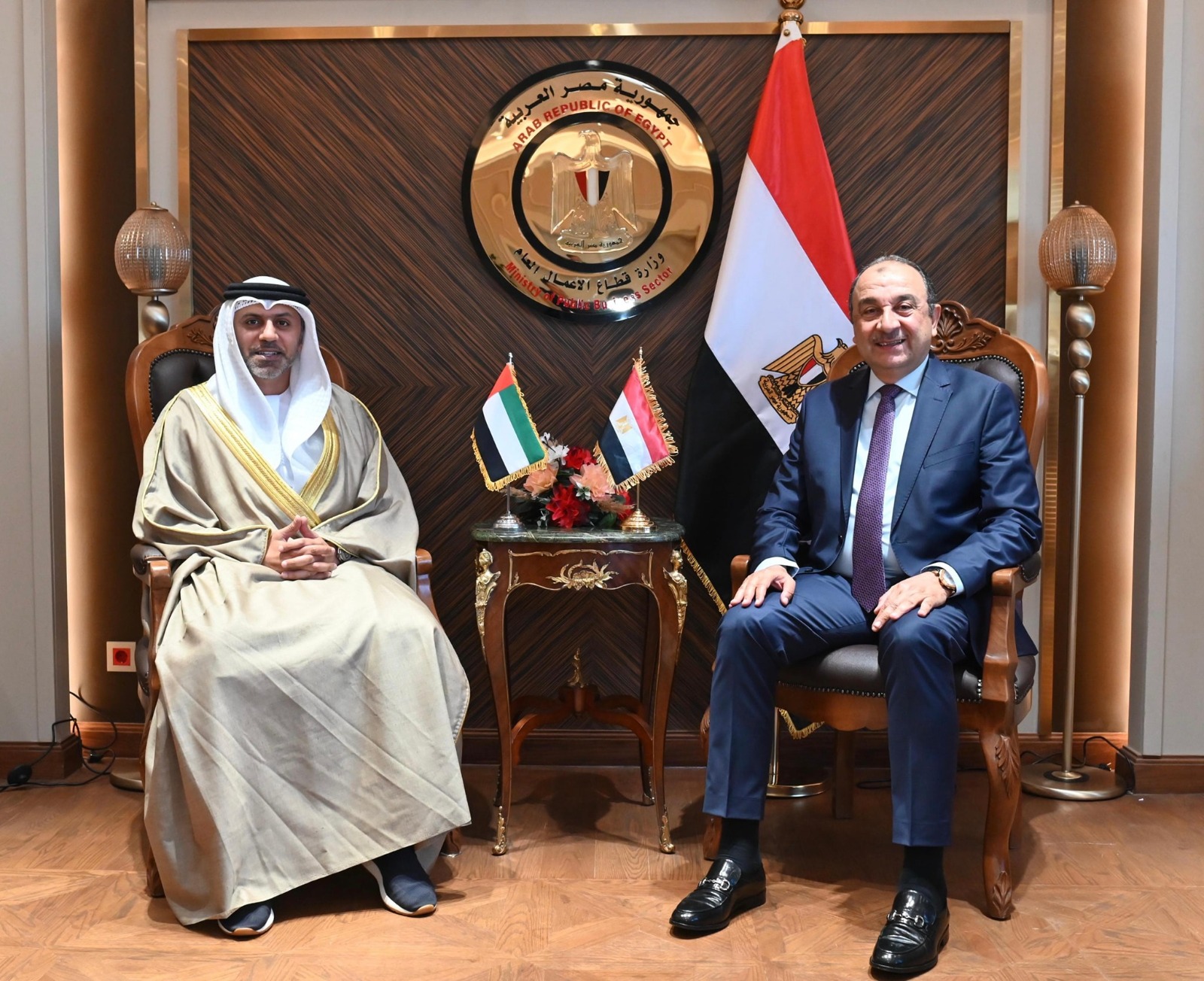 El-Shimy, UAE Ambassador discuss strengthening industrial, investment cooperation