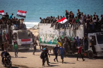 Displaced Palestinians return to Gaza as Egypt prepares for Sharm El-Sheikh Peace Summit