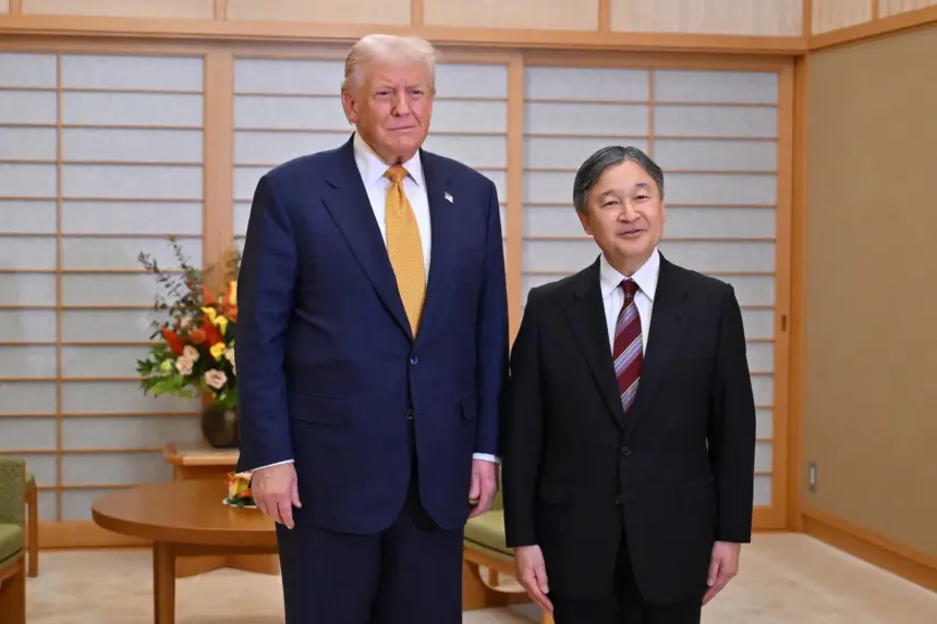 On Asia tour, Trump gets imperial welcome in Japan before Takaichi talks