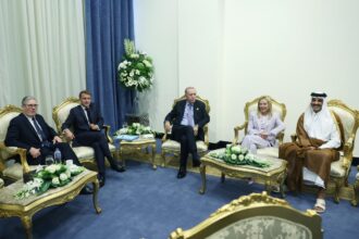 Turkish president holds sideline meetings with world leaders at Egypt summit