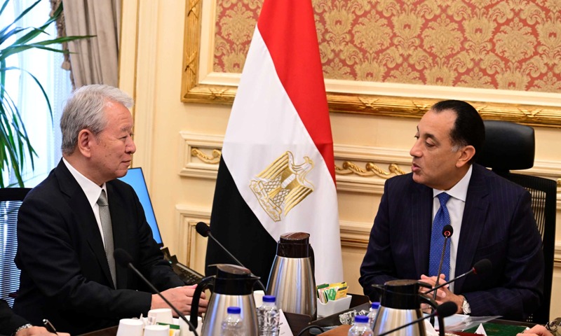 PM Madbouly, Japanese officials discuss strengthening bilateral cooperation ahead of GEM opening