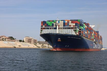 Suez Canal sees largest container ship in two years as traffic returns