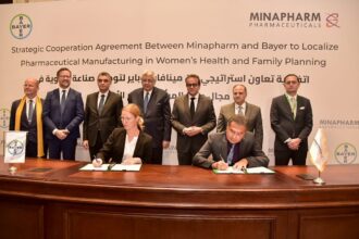 Minapharm, Bayer sign strategic agreement to localize pharmaceutical manufacturing in Egypt