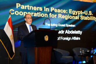 FM pushes for deeper US investment and outlines Egypt’s Gaza and Nile red lines in AmCham address