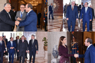 Al-Sisi holds talks with German, Hungarian, Benelux leaders after GEM opening
