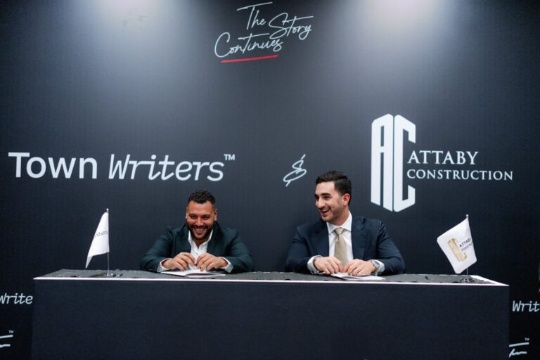 Town Writers Announces a Strategic Partnership With Attaby for Construction and Industry, With Construction Investments Worth EGP 5.1 Billion Over the Next Two Years