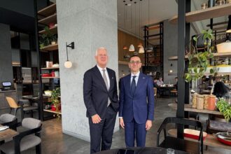 El Khatib meets with ICC's Denton on sidelines of Bloomberg summit