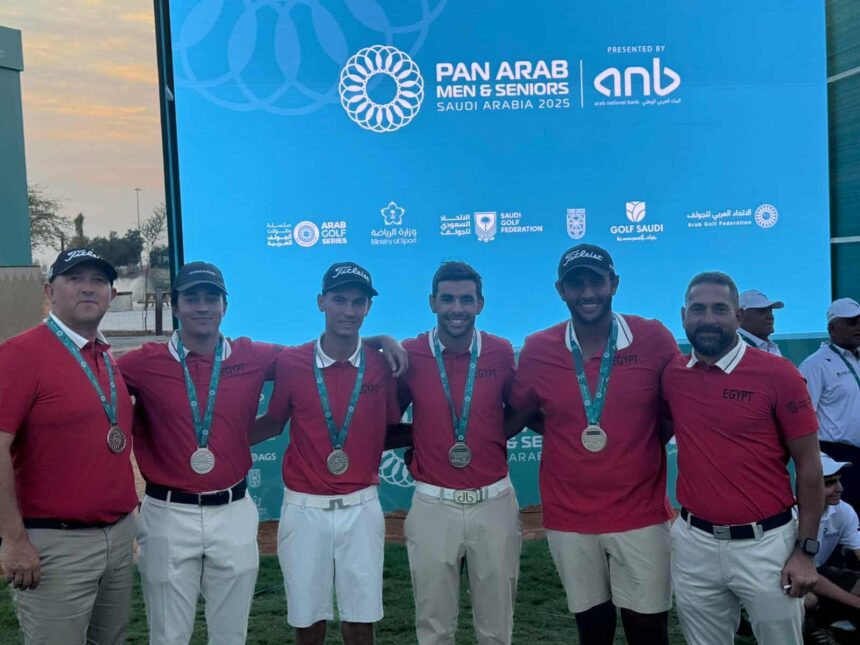 Egypt golf team reclaims Arab standing with silver; Omar Hisham Talaat congratulates team