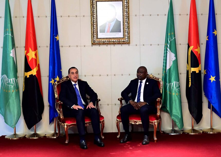 Egypt’s PM arrives in Angola for AU–EU Summit, holds talks with Croatian counterpart