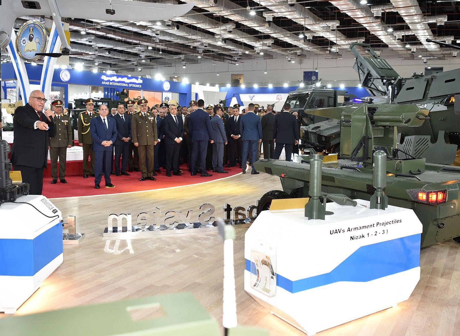 Egypt unveils ‘Rada’a 300’ rocket system and locally produced howitzers, drones at EDEX2025