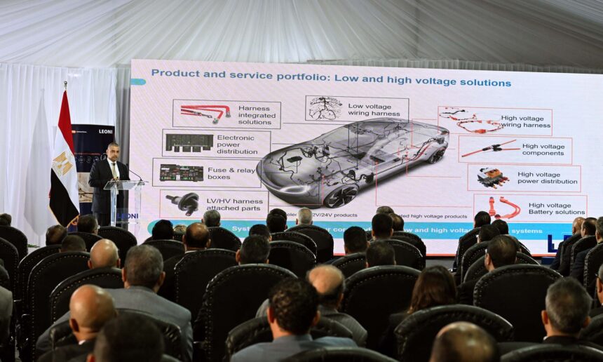 Madbouly inaugurates LEONI Egypt’s expanded wiring harness plant in Badr City